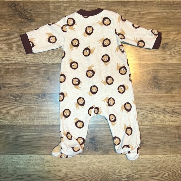Just One You by Carters King of Cute Fleece Sleep and Play Size 3 Months - Picture 2 of 3